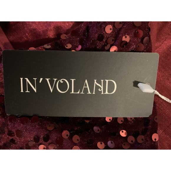 In’Voland Red Sequin Shift Dress Women’s Plus Size 20W Christmas New Year Party - Picture 5 of 11